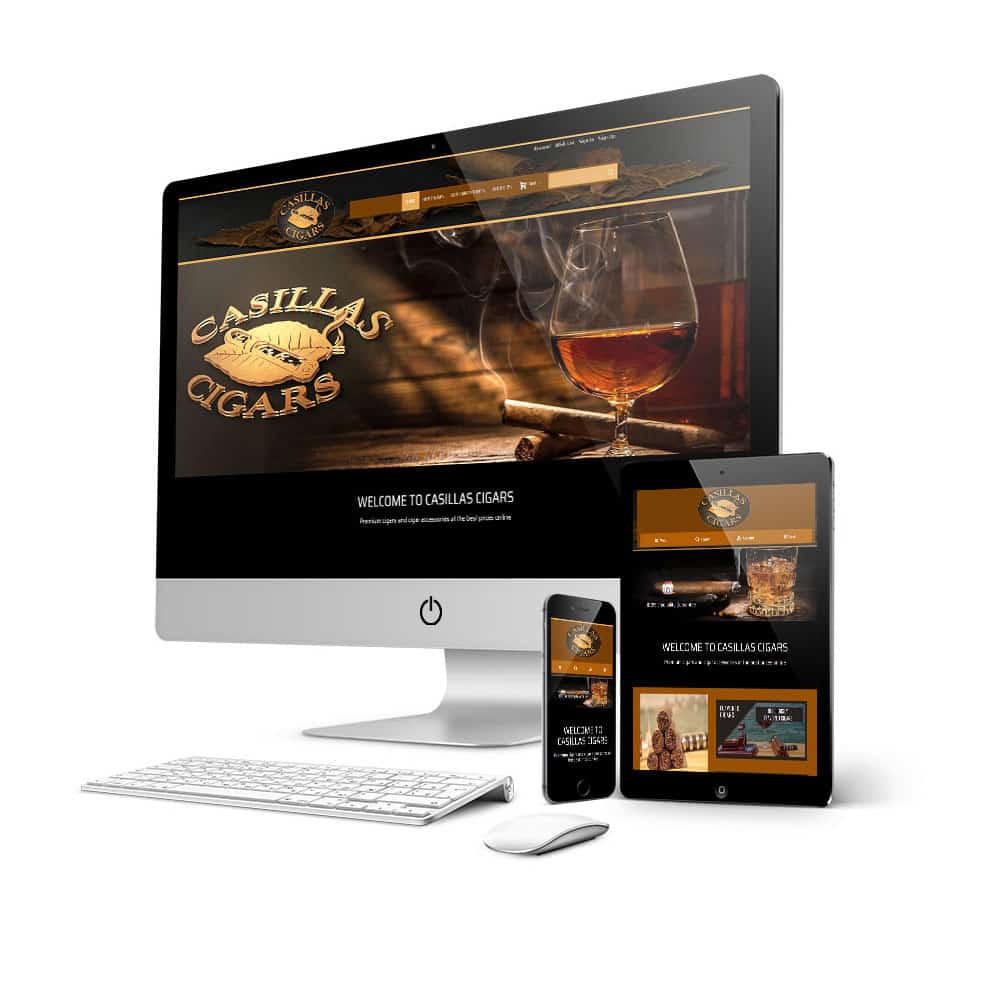 Casillas cigars - Miami Website Design and SEO Services