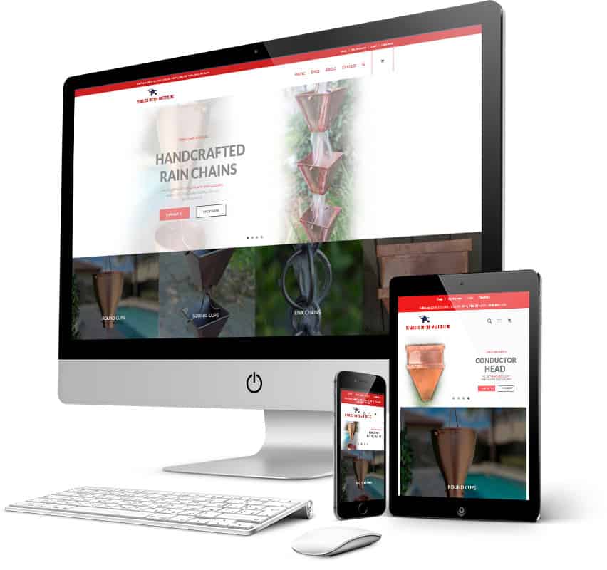 Rain chain masters - Miami Website Design and SEO Services