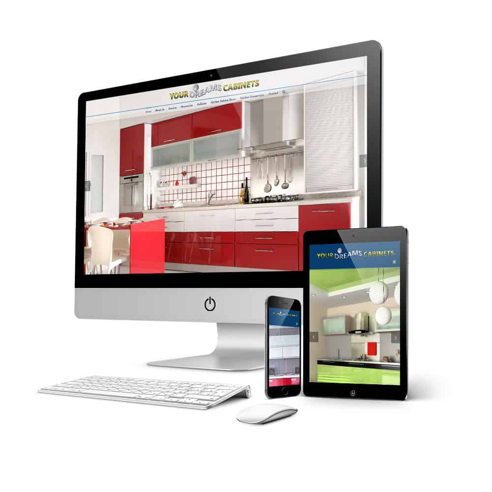 Your Dreams cabinets - Miami Website Design and SEO Services