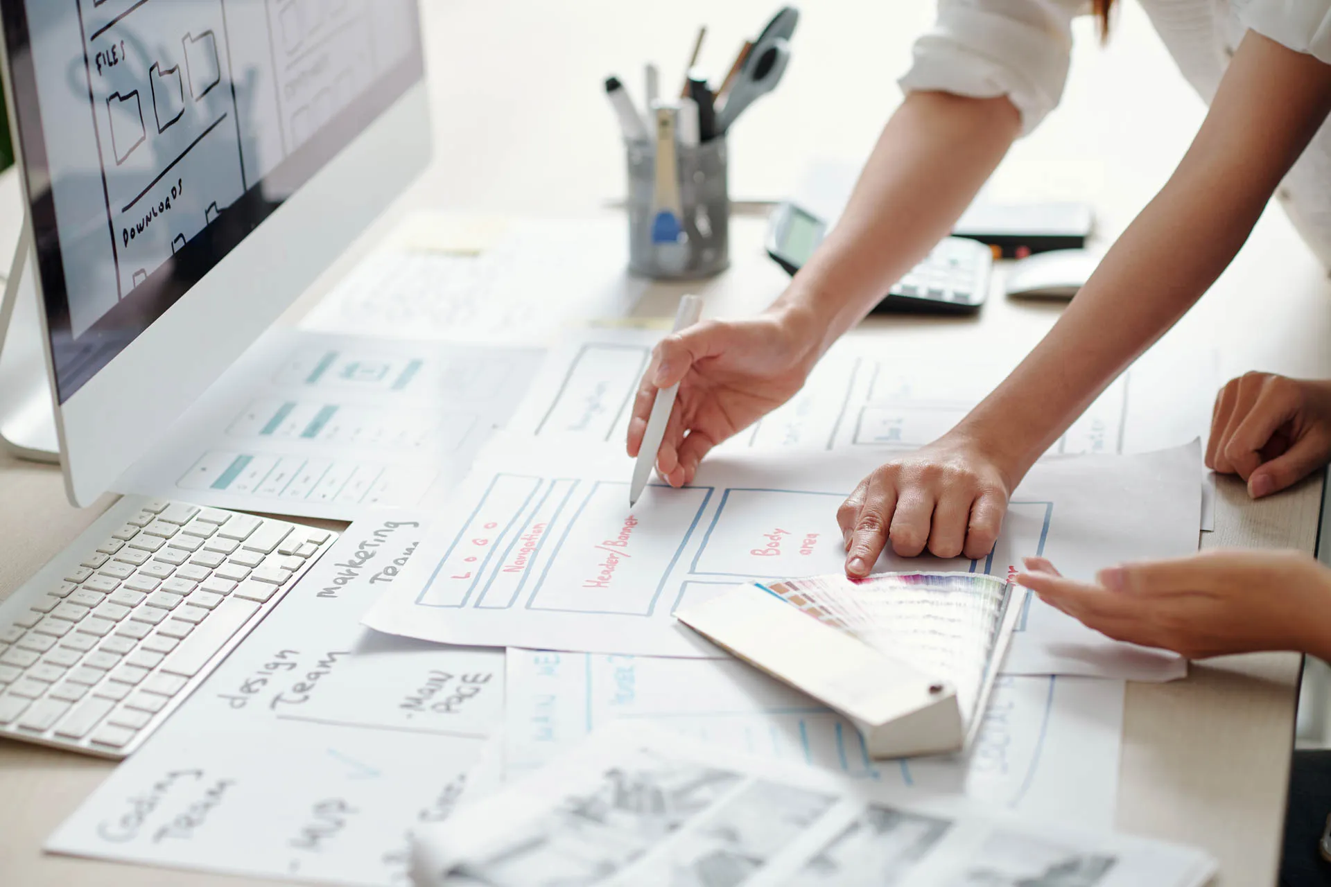 website-designers-planning-layout-in-modern-office-2026-01-07-07-08-37-utc The Best Content Marketing Techniques for 2026: A Guide for Miami Local Businesses